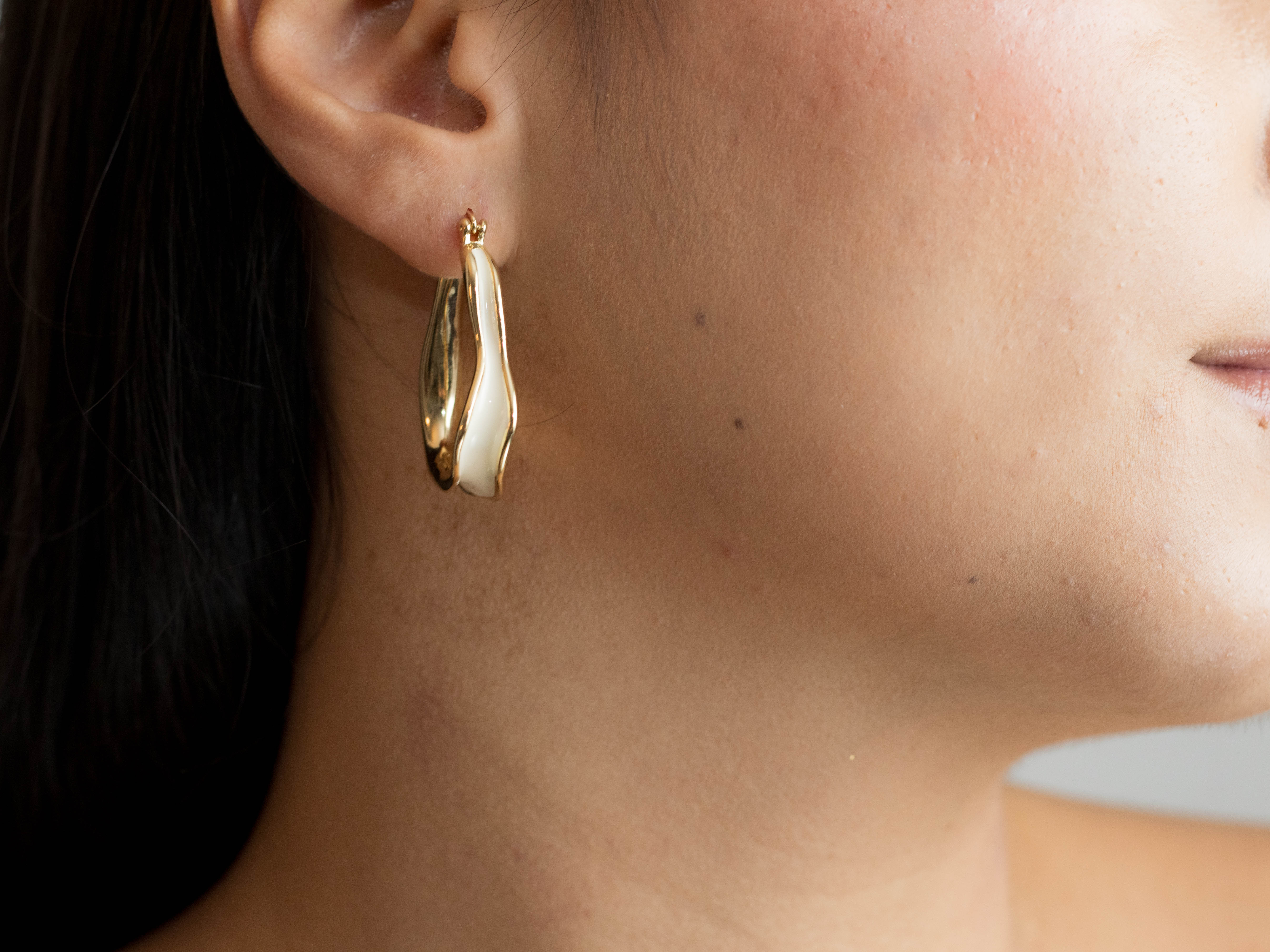 Aretes candonga blanco - Image 3