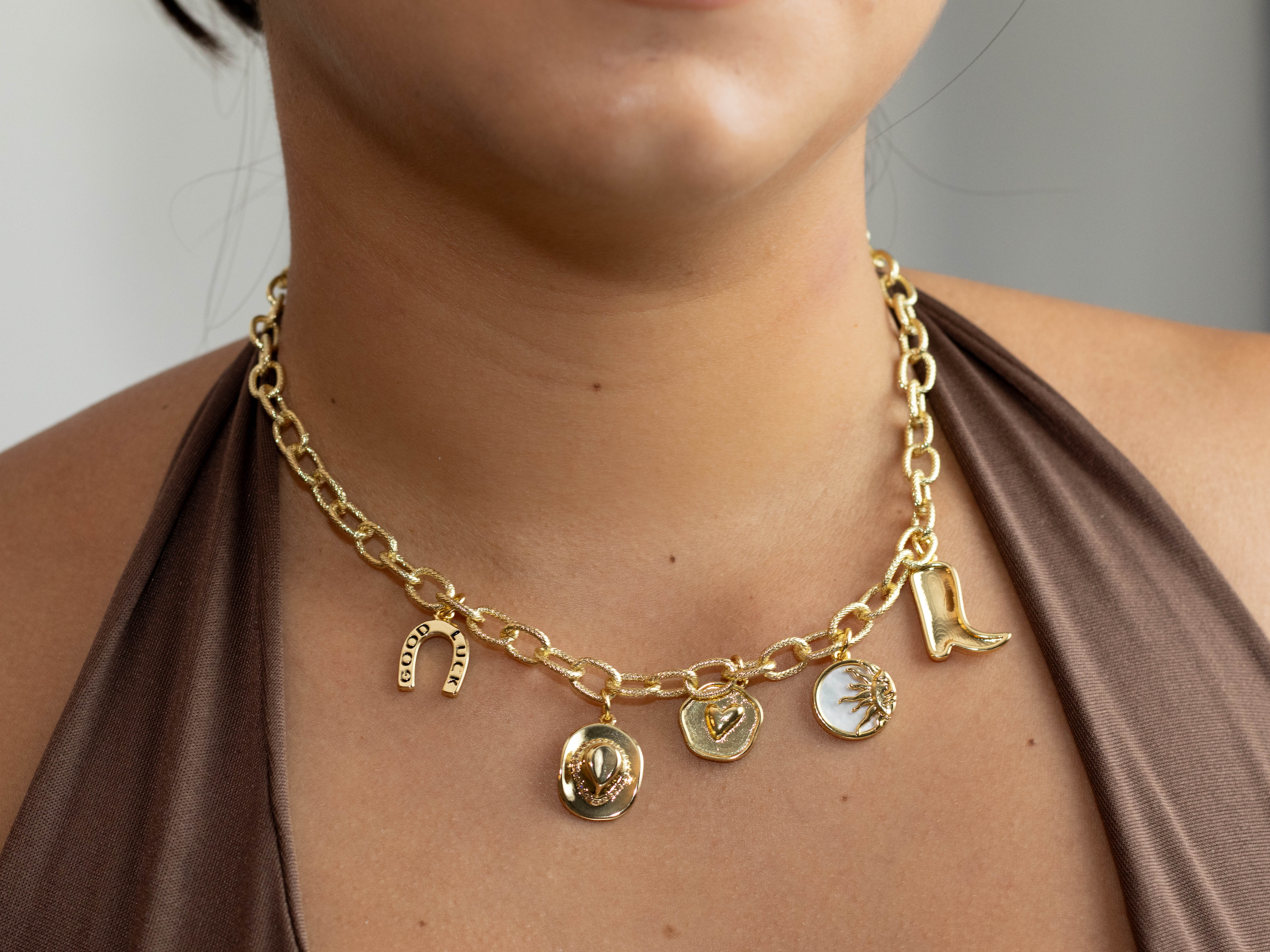 Collar 5 dijes vaquero - Image 2