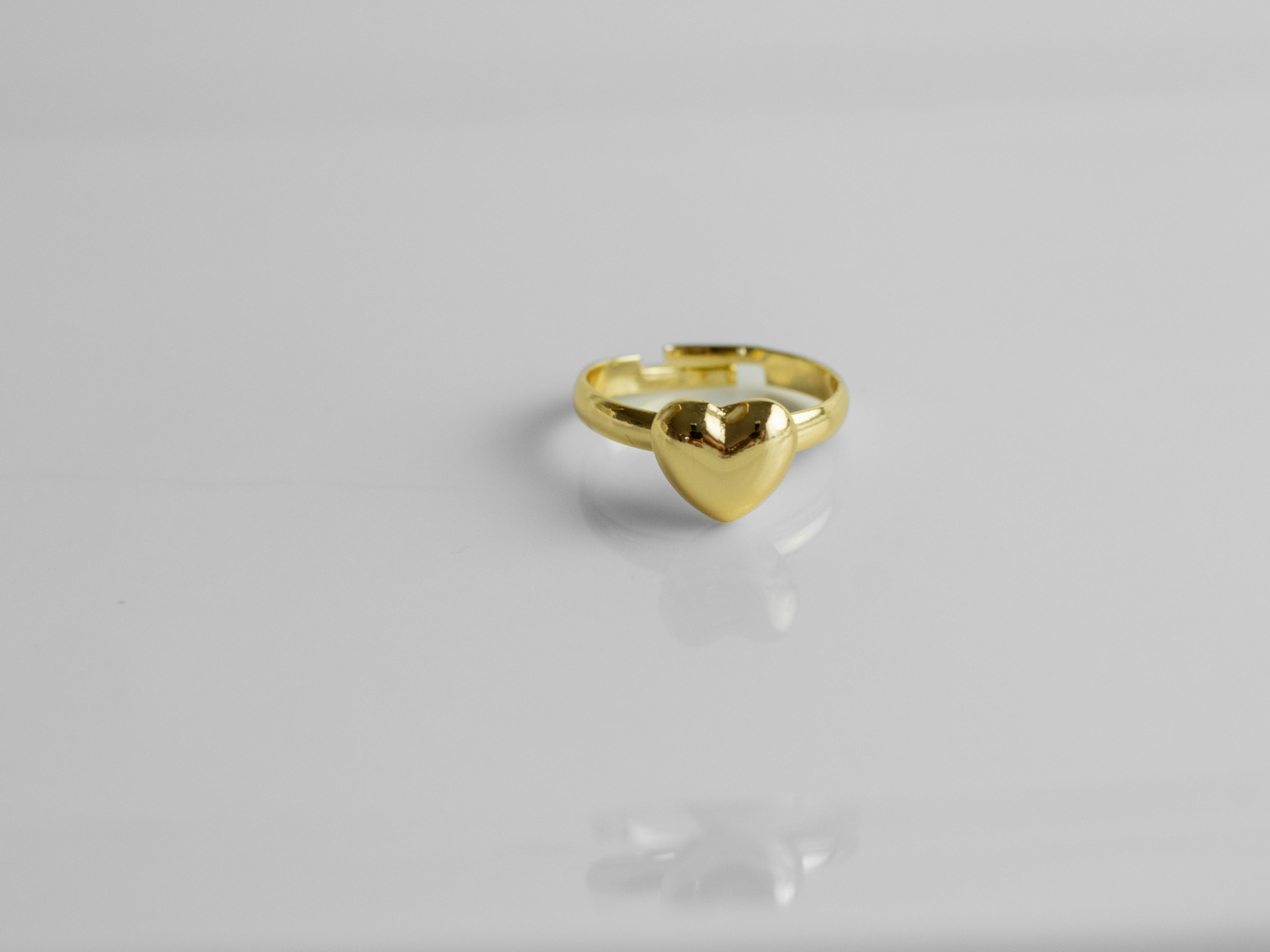 anillo corazón dorado - Image 3