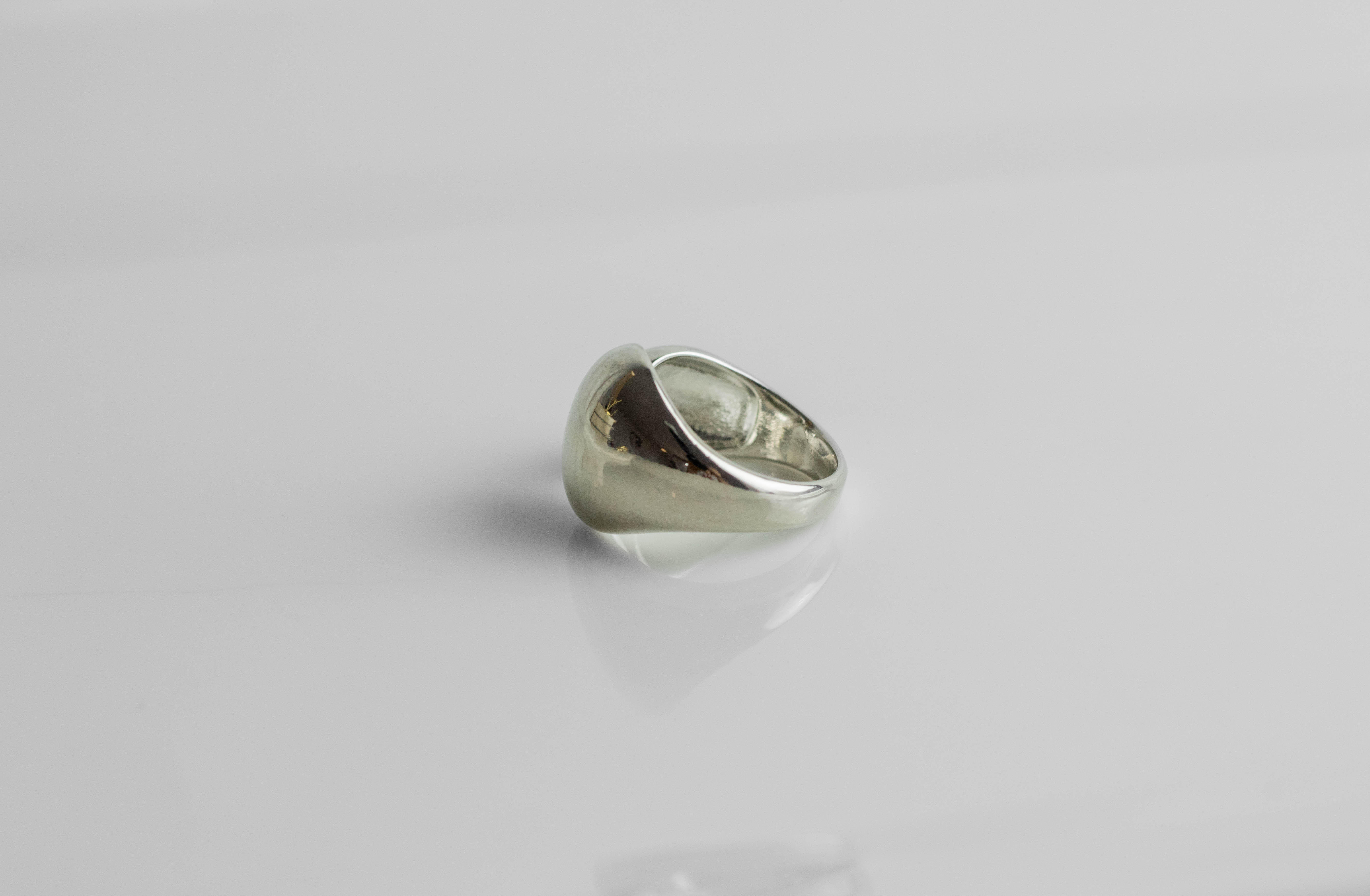 Anillo gota plateado - Image 3
