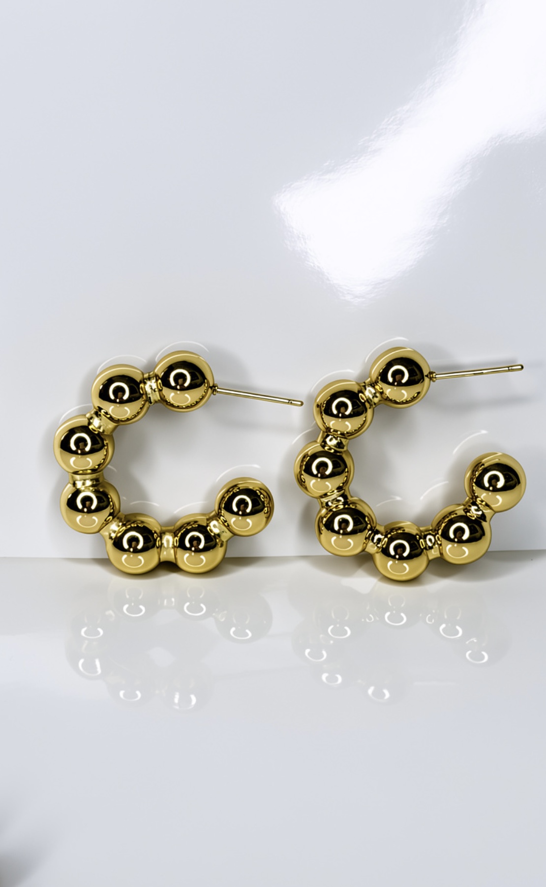 Aretes de bolitas grandes