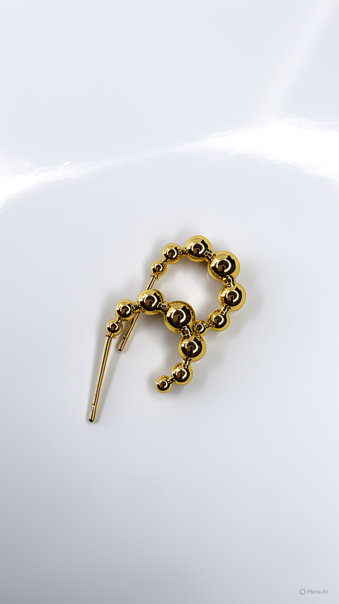 Aretes de bolitas pequeño - Image 1