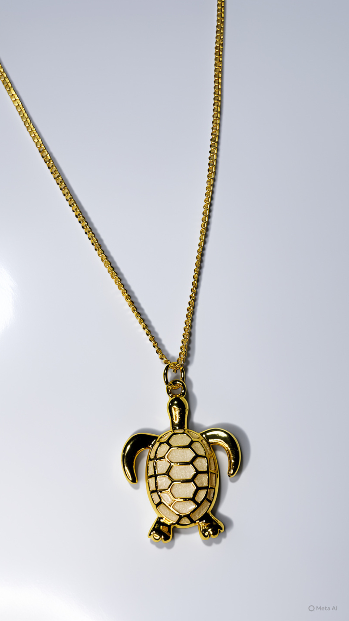 Cadena tortuga blanca