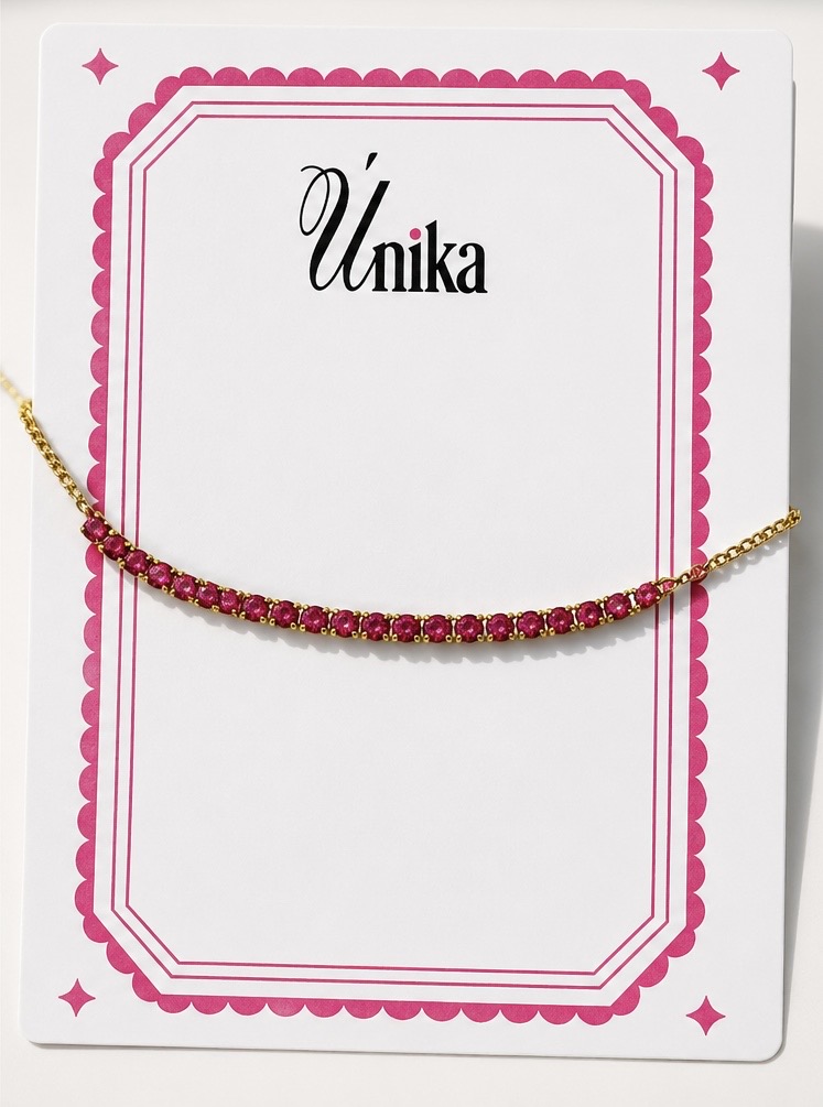Pulsera circones rosada