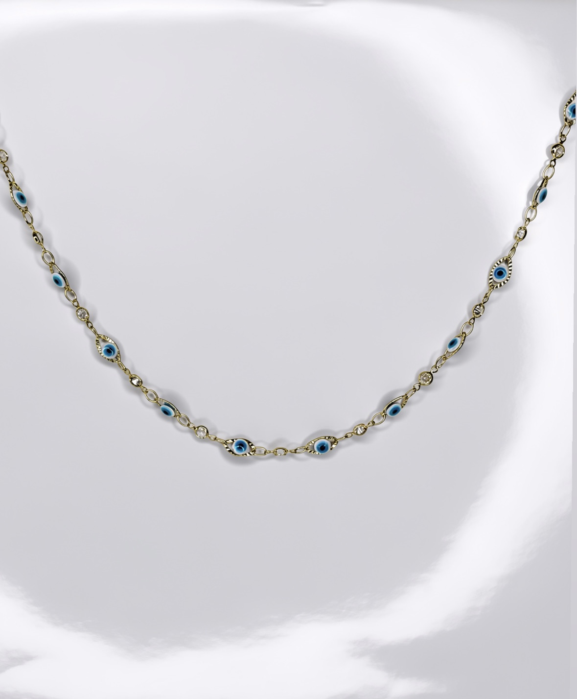 Collar ojo turco