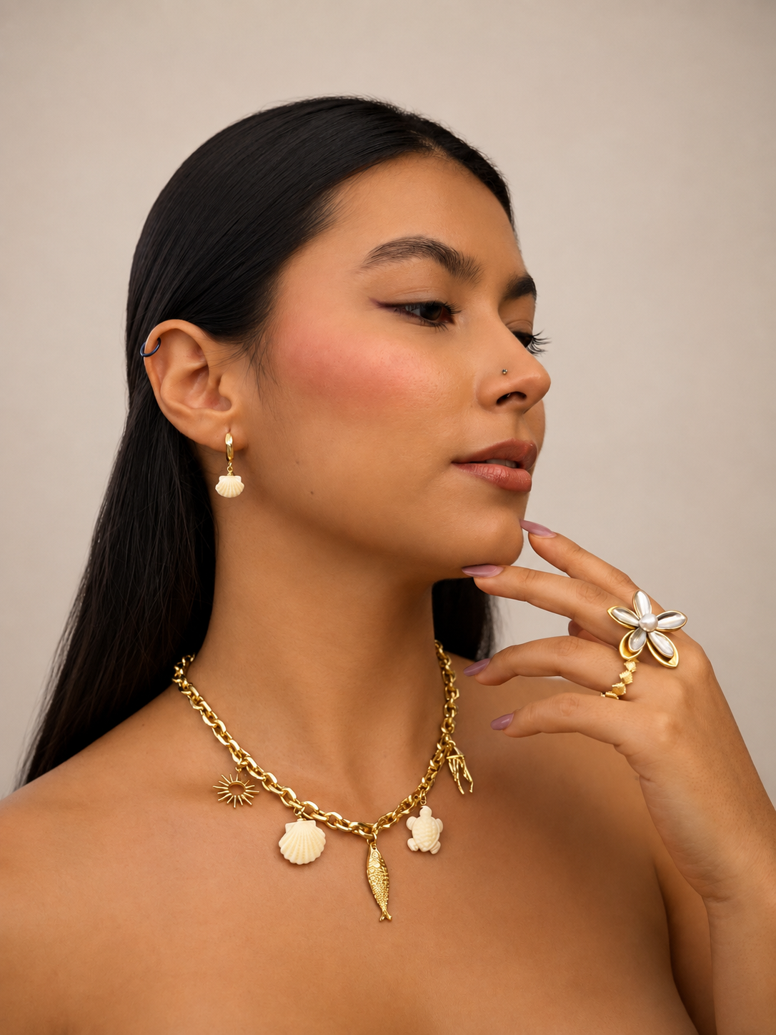 Aretes de concha - Image 2
